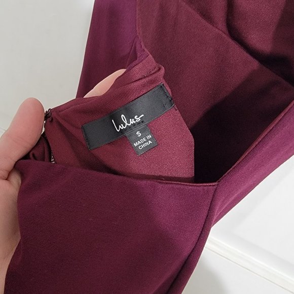 Lulus Smoldering Love Cutout Bodycon Mini Dress SMALL - Picture 7 of 7